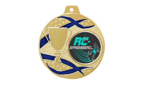 Medaille 079  Ø 50 mm - Gold / 50mm