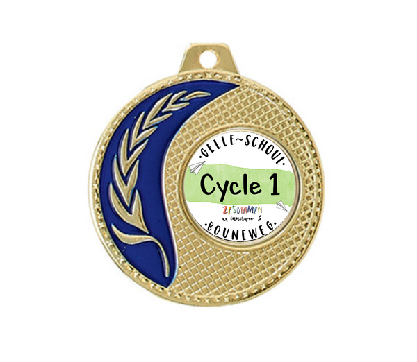 Medaille 017 Ø 50 mm - Gold / 50mm