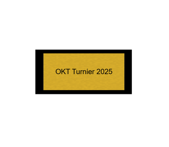 Fußballpokal 87-0 - Gold Schwarz / 39 cm