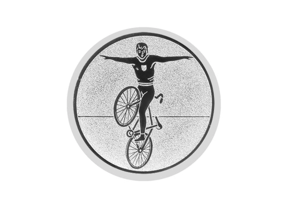 Glas Ständer W19x Schild & Emblem - 19.5 cm / Auswahl Weiß