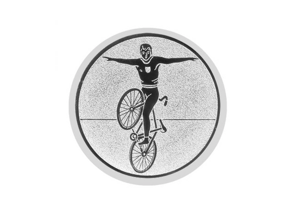 Glas Ständer W19x Schild & Emblem - 19.5 cm / Auswahl Weiß