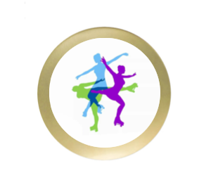 Mini Pokal 133-1 - 14 cm / Blau Gold