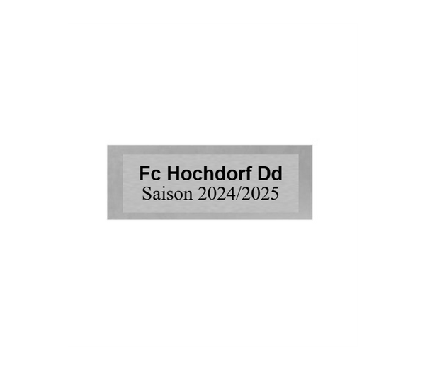 Fußball Pokal 044 - Silber - Gold / 10cm / Montage