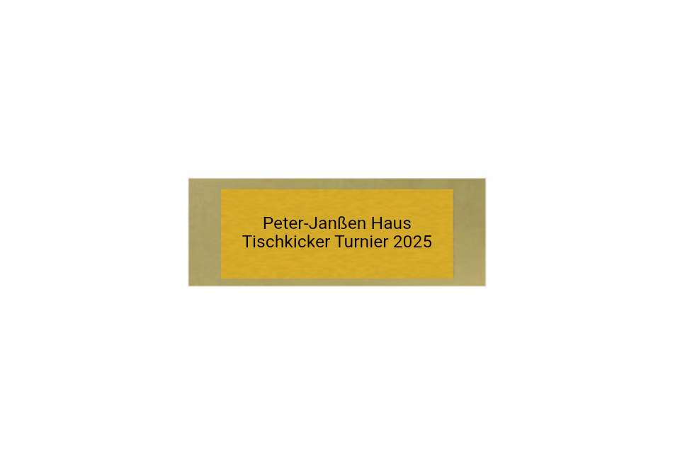 Glas Pokal Kicker FG091 - 19 cm / Transparent Schwarz