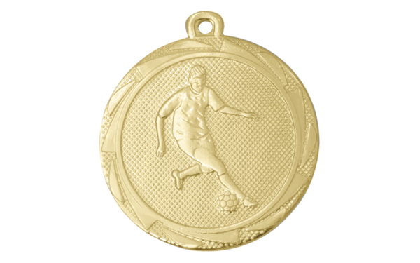 BS.ME110 Medaille Fußball Herren Ø 45mm - Gold / 45 mm