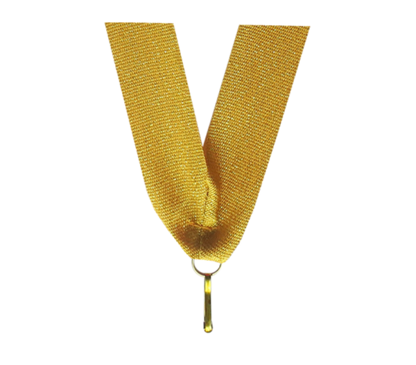 10er Pack Bänder Breite 22 mm / Länge ca. 400 mm - Gold / 22x400mm
