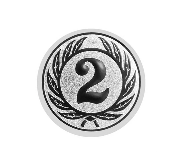 Glastrophäe 136-2 Schild & Emblem - Bunt / 15 cm