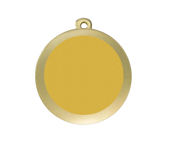 Medaille Fußball D112A Ø 50mm - Gold / 50 mm