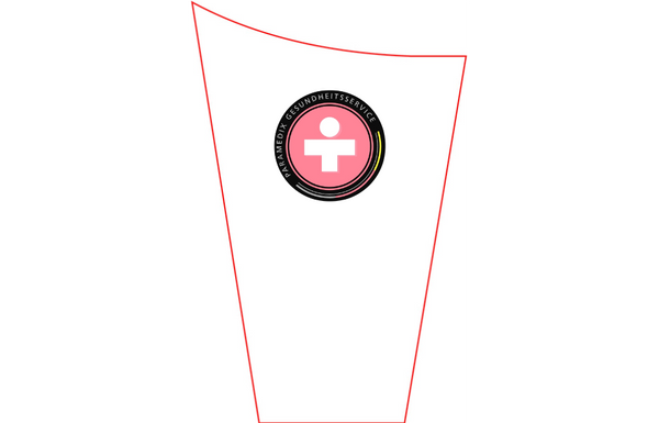 Glas Pokal GL.026-L - 25 cm / Transparent Schwarz / Laser-Gravur