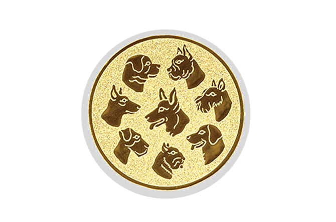 Glas Pokal 3526 Schild & Emblem - Transparent / 15 cm