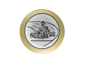 Kart Trophäe FG 303 - Gold Schwarz / 14 cm