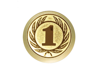 Kinder Pokal lustig 3948 - Silber Gold / 9.5 cm