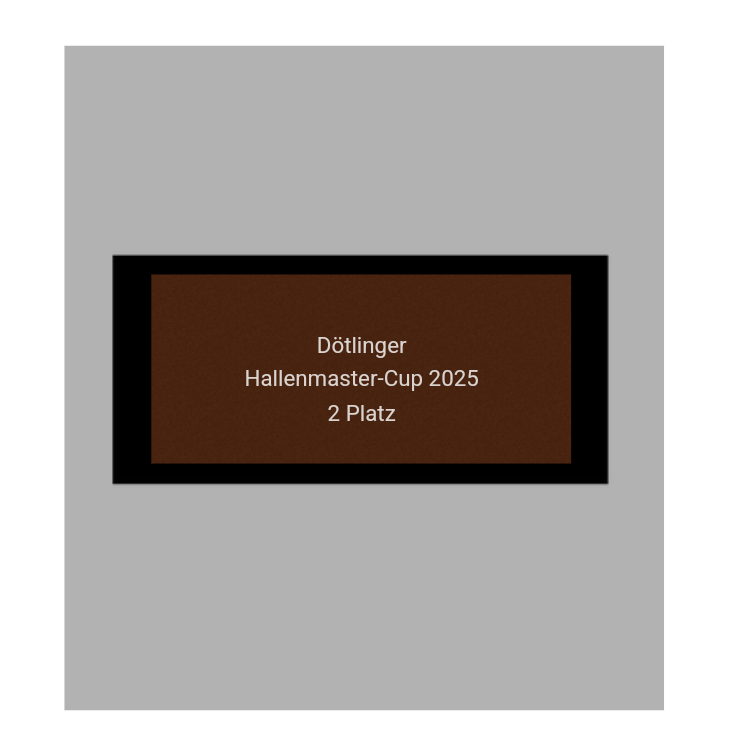 Fussballpokal 87-0 - Gold Schwarz / 39 cm