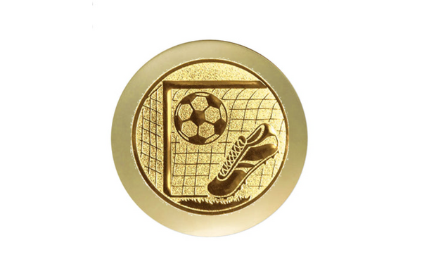 Fußball Pokal WR1012 SM - Silber / Gold / 12.5 cm