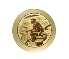 Ehrentafel G55 - Blau / Gold / 225x175 mm