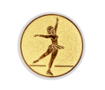 Glastrophäe 136-4 Schild & Emblem - 20 cm / Blau