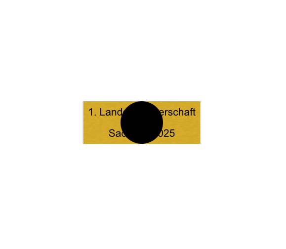 Würfel Trophäe KS418 - 12 cm / Schwarz