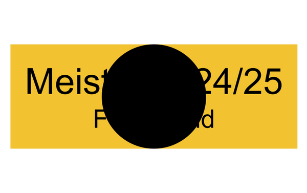 Fußball Pokal 0951 - 24 cm / Gold/Blau