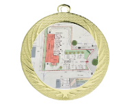 Medaille BS.ME76 Ø 70 mm - Gold / 70 mm