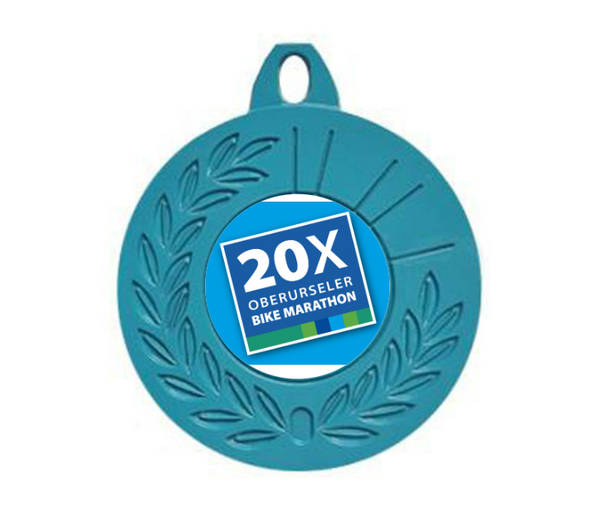 Farbmedaille Ø 50 mm - Türkis / 50 mm