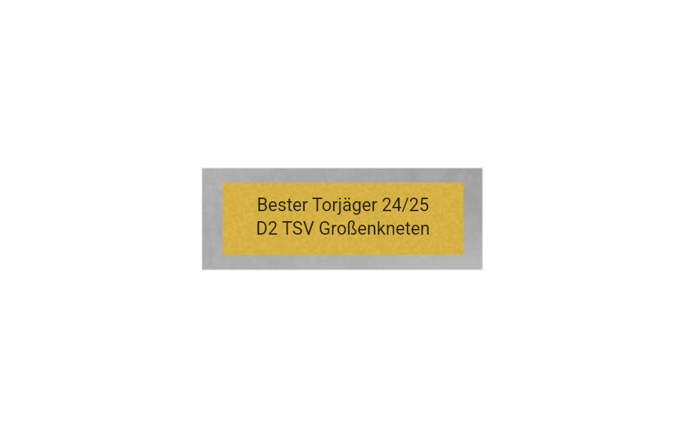 Fußball Trophäe STPR01 SM - 9.5 cm / Silber/Mehrfarbig