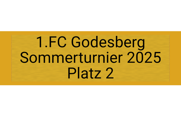 Gravurschild Gold selbstklebend - Gold / 50 x 15 mm