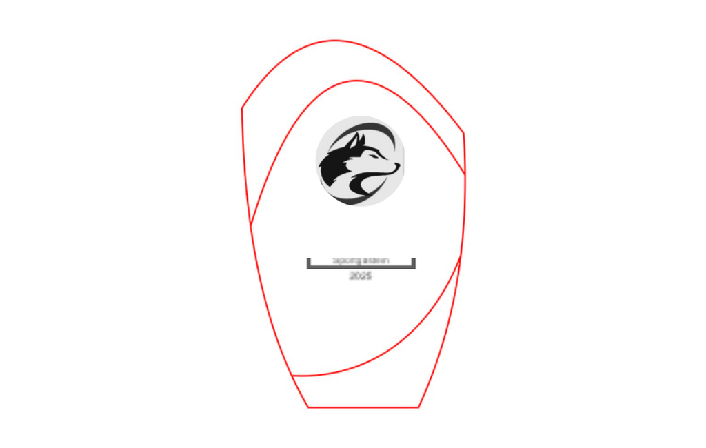 Glas Pokal Rot W55-L - Rot/Transparent / 20.5 cm