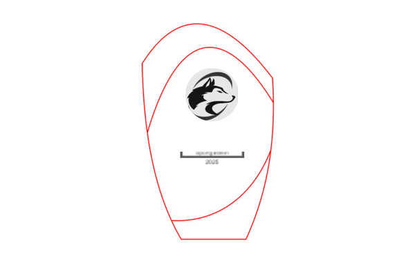 Glas Pokal Rot W55-L - Rot/Transparent / 20.5 cm