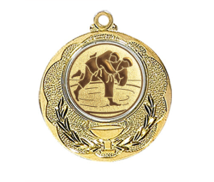 Medaille 028L Ø 40 mm - Gold / 50 mm