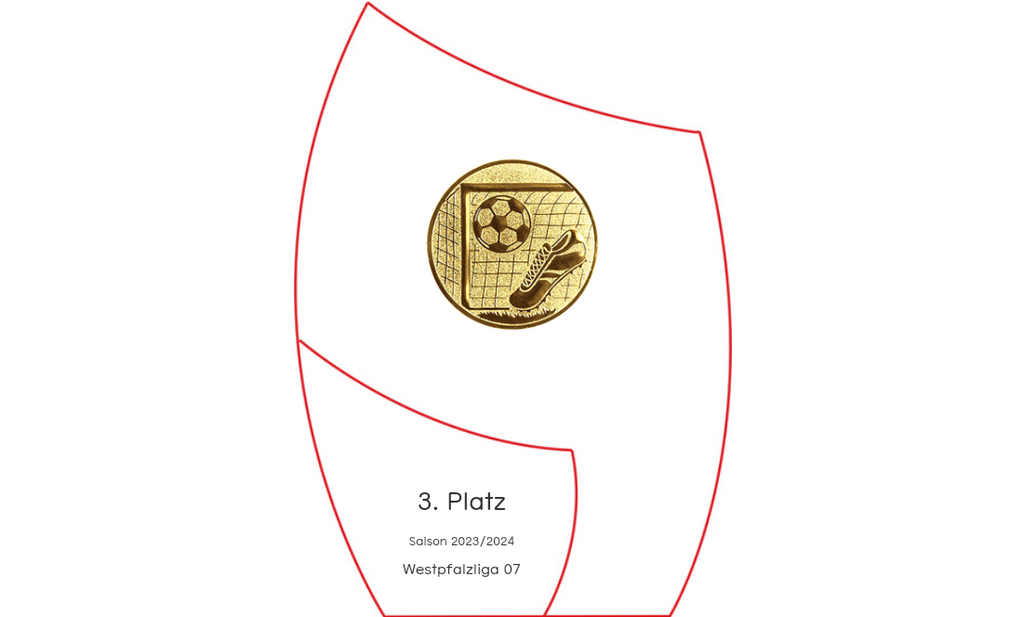 Glas Pokal Blau 8808-L - Transparent Blau / 16.5 cm / Laser-Gravur