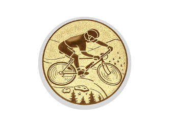 Glastrophäe 136-2 Schild & Emblem - Bunt / 22 cm