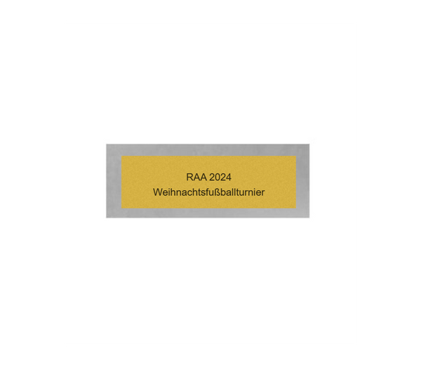 Fussball Pokal PFS_005 - 22.5 cm / Silber Mehrfarbig