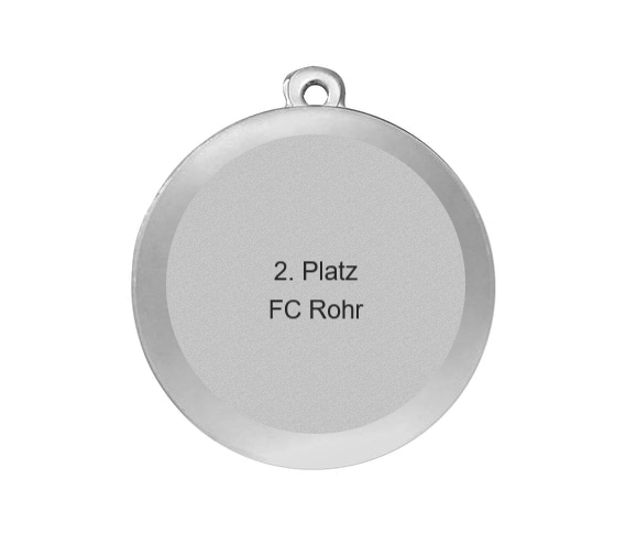 Medaille Fußball BS.ME75 50 mm - Silber / 50 mm