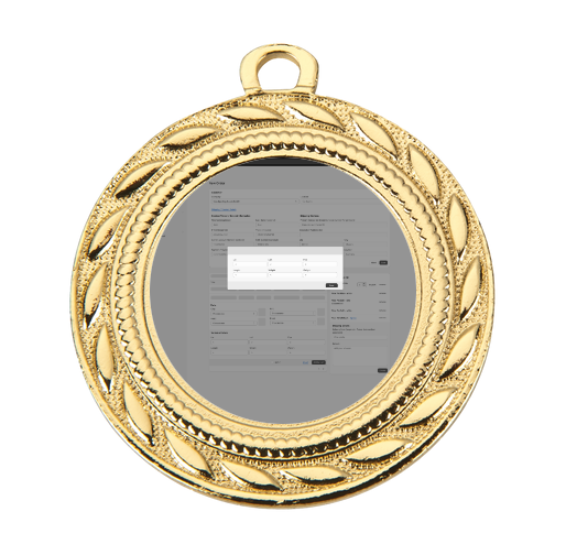 Medaille D109 Ø 40mm - 40mm / Gold