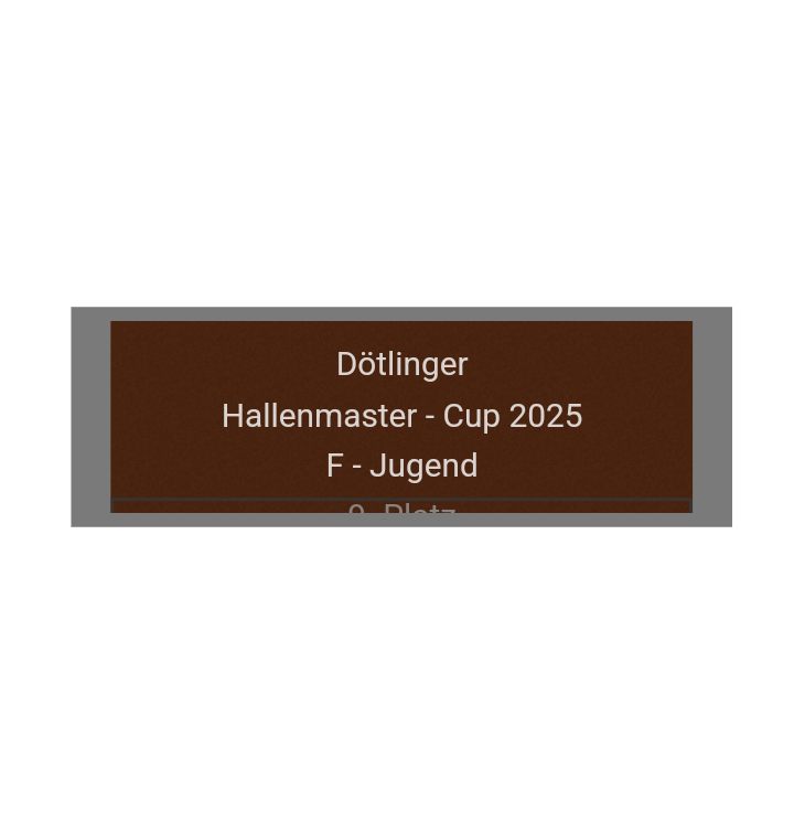 Fußball Pokal 0951 - 28 cm / Gold/Blau