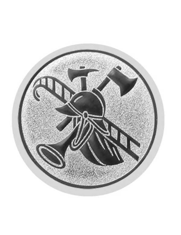 Glas Pokal W341 Schild & Emblem - Glas/Rot / 20 cm