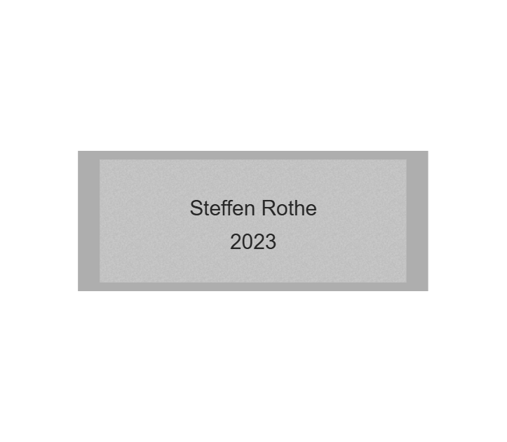 Gravurschild Silber selbstklebend - Silber / 50 x 20 mm