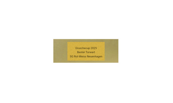Pokal Fußball 31315 - Gold Silber / 13 cm