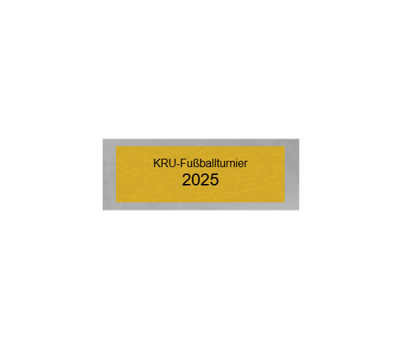 Fußball Pokal 3735x - Silber Gold / 30 cm