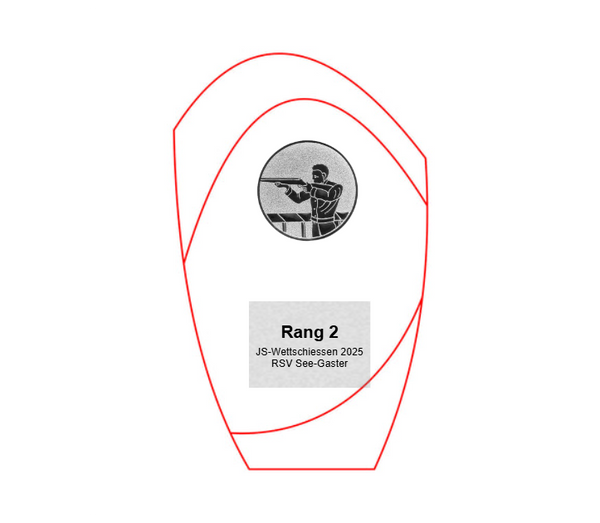 Glas Pokal Blau W55-L - Blau/Transparent / 18.5 cm