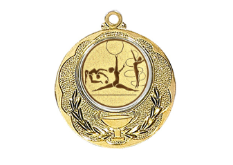 Medaille 028L Ø 40 mm - Gold / 50 mm