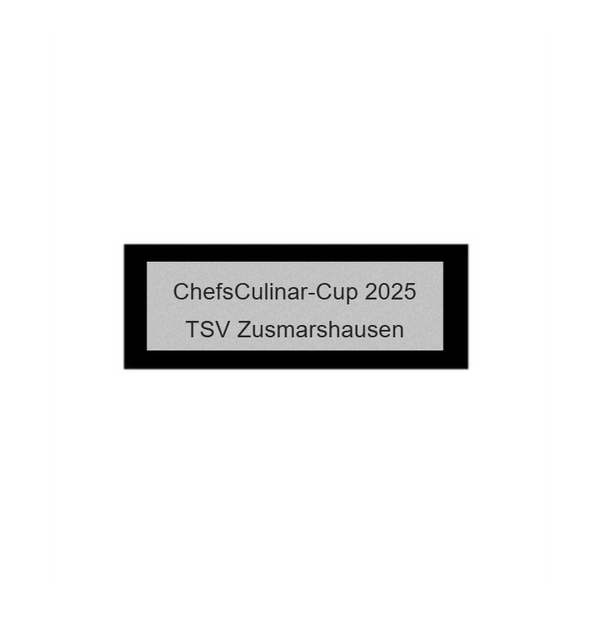 Fußballfigur A450 - Silber Schwarz / 10.5 cm