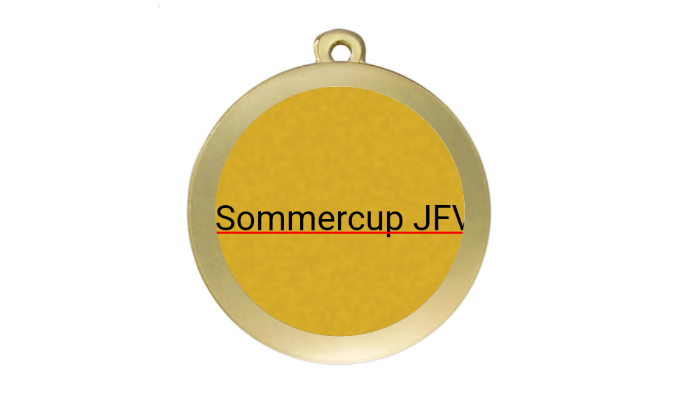 Medaille Fußball Herren BS.ME110 Ø 45 mm - Gold / 45 mm