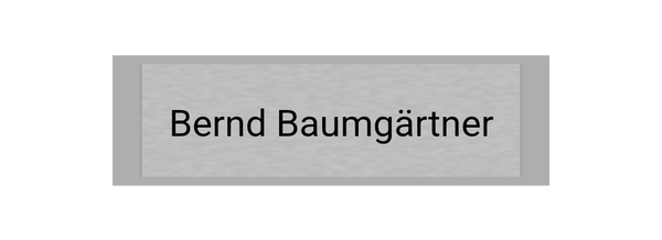 Gravurschild Silber selbstklebend - Silber / 100 x 30 mm