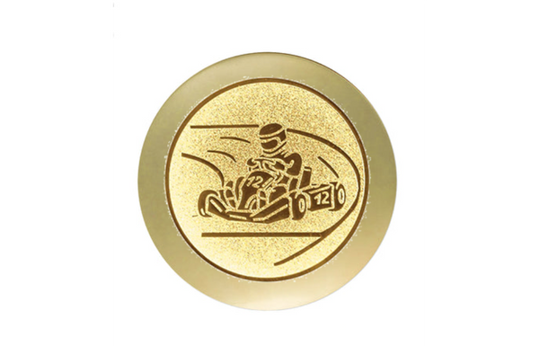 Kart Trophäe FG 303 - Gold Schwarz / 14 cm