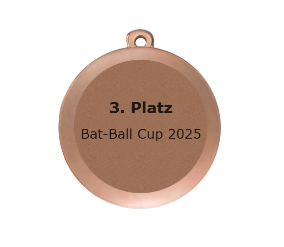 Medaille Fußball D112A Ø 50mm - Bronze / 50 mm