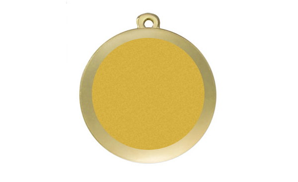 Medaille Fußball D112A Ø 50mm - Gold / 50 mm