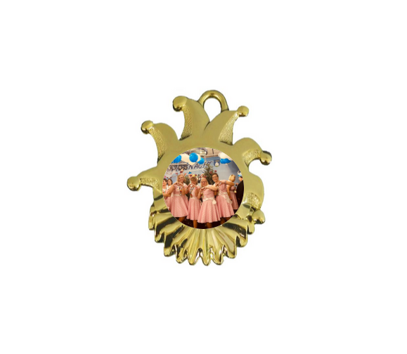Karnevals Medaille ZM00165 - Gold / 60x50mm
