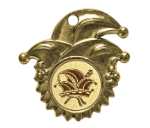 Karnevalsorden F086 - Gold / 45 mm