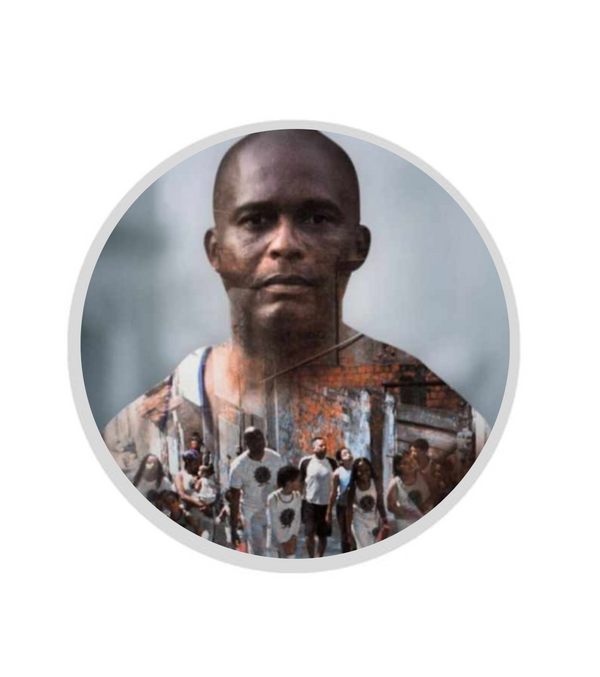 Glastrophäe 136-1 Schild & Emblem - Blau Spiegelglas / 13 cm